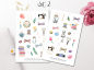 Preview: Girls Sewing Sticker Set